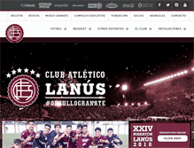 Tablet Screenshot of clublanus.com